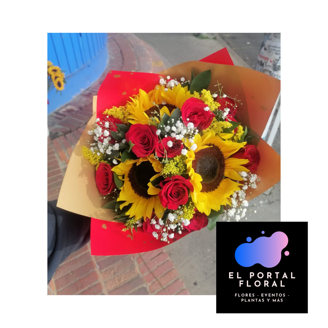 BOUQUET AMANECER CARMESÍ