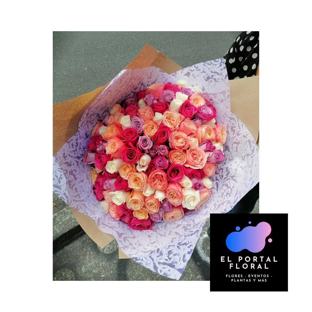 Buchón 
Rosas
100 rosas
El portal floral