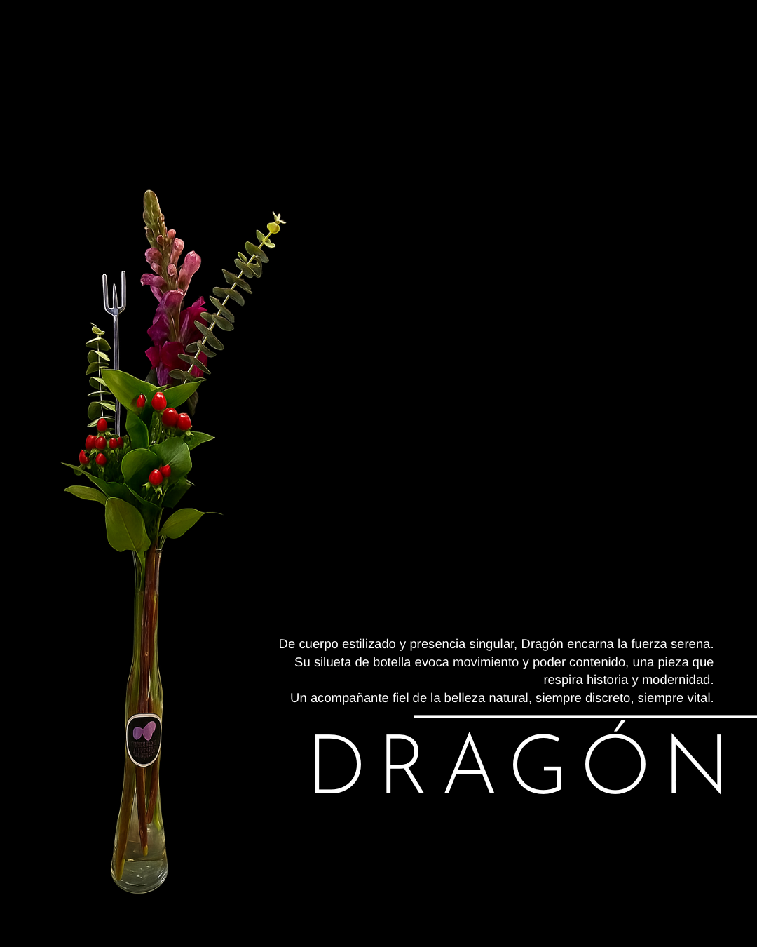 SOLITARIO “DRAGÓN” - COLECCIÓN BASES DE CRISTAL