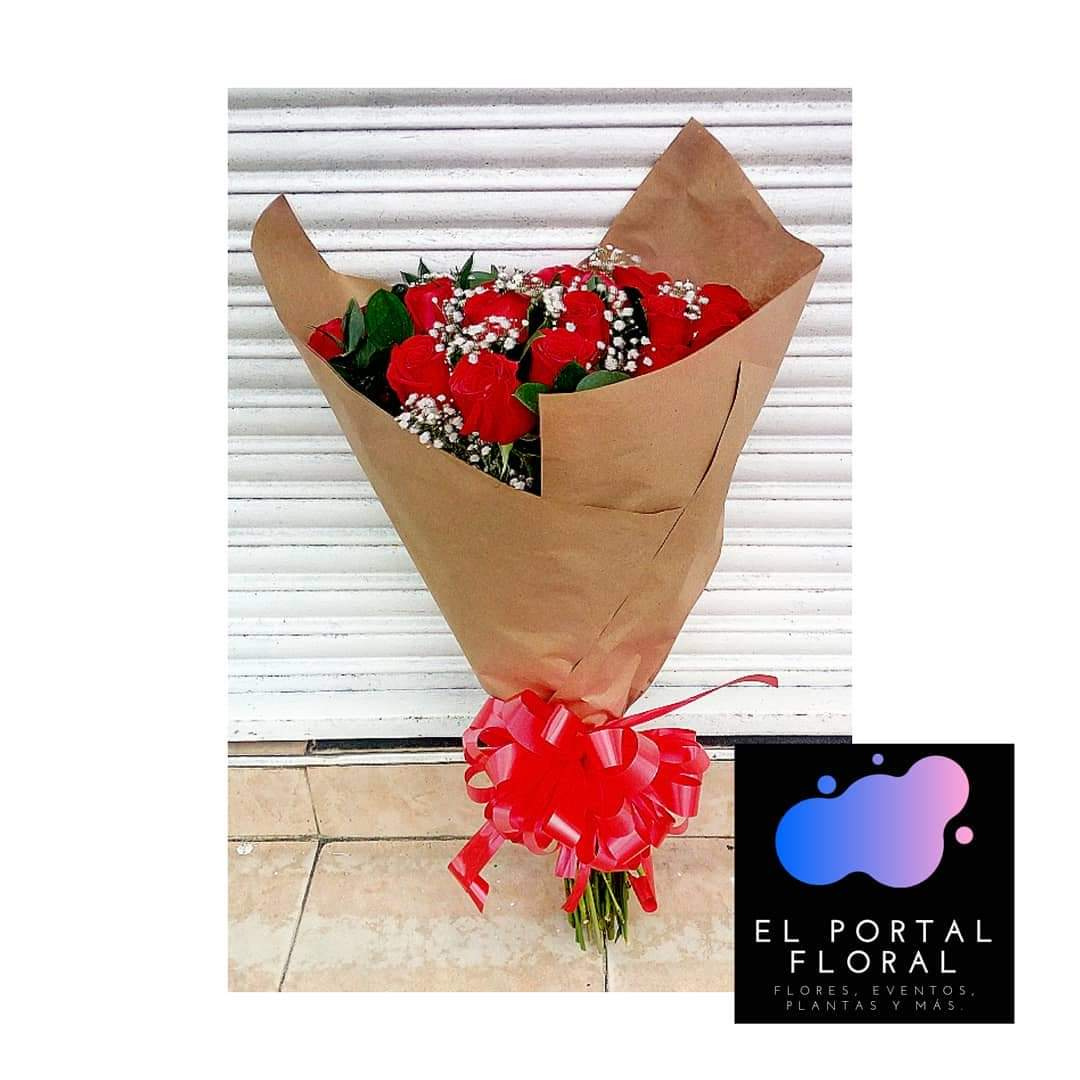 BOUQUET CLÁSICO ETERNO - 25 ROSAS